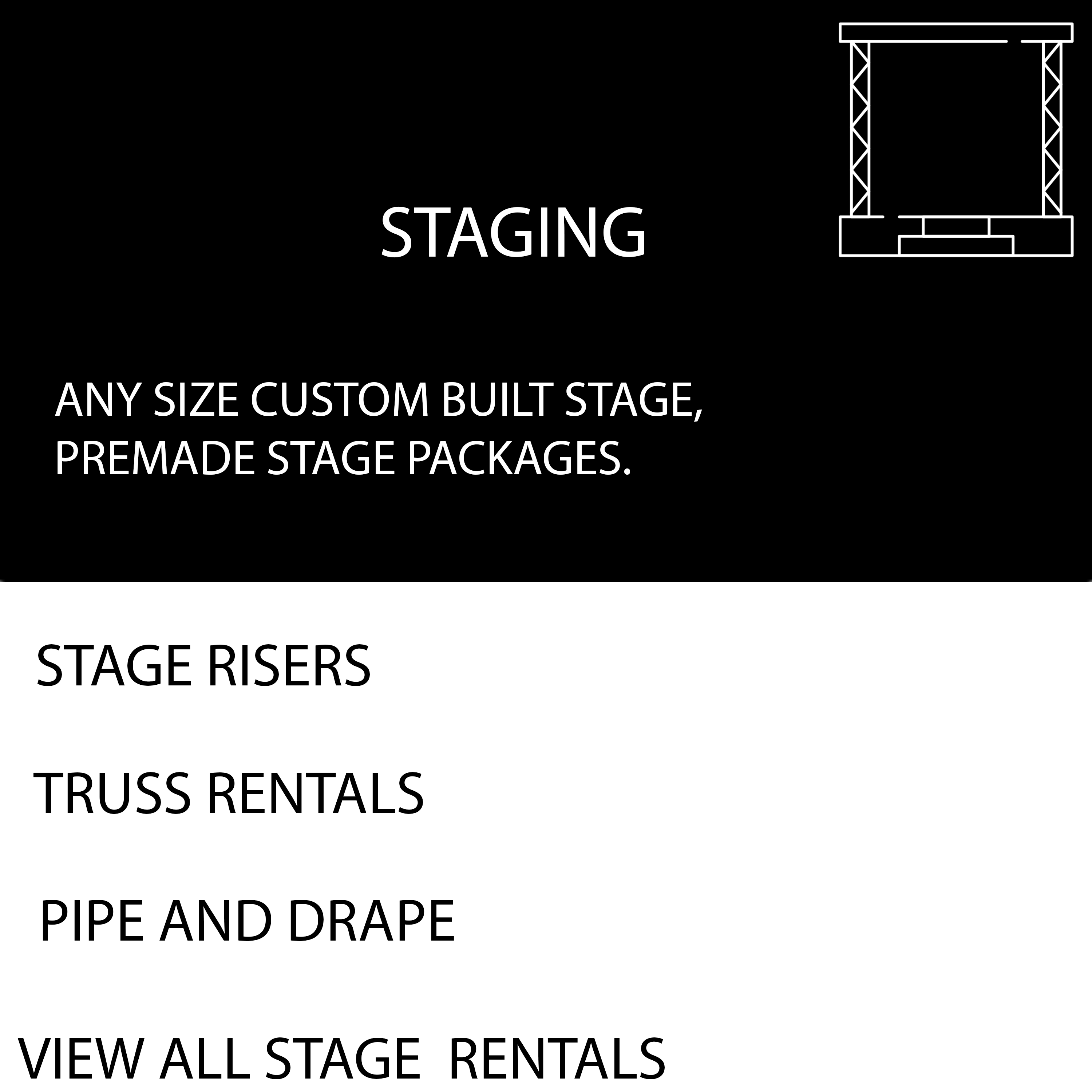 Stages Rental