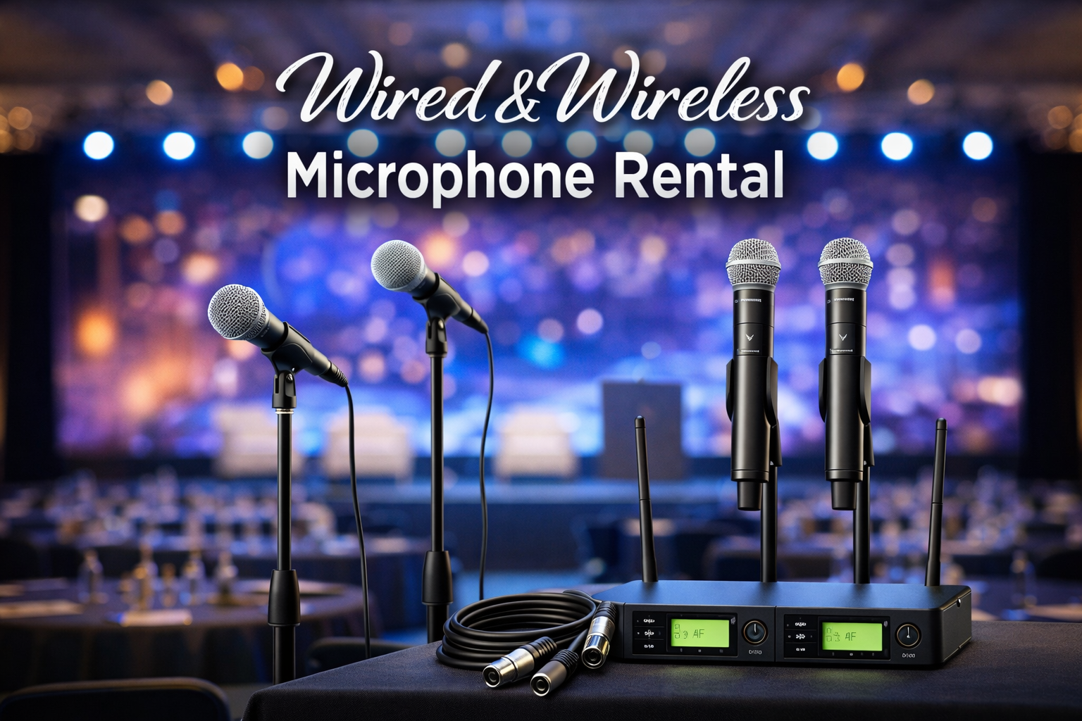 Wired & Wireless Microphone Rental