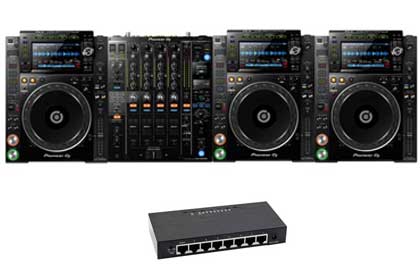 3X Pioneer CDJ-3000 & DJM-A9 DJ Rental Package