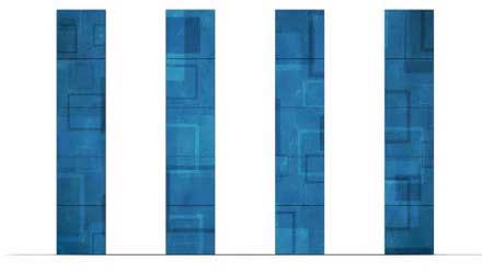 4 LED Video Wall Columns Rental