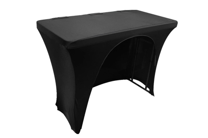4FT BLACK TABLE w/SCRIM RENTAL