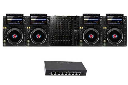 4X Pioneer CDJ-3000 & DJM-V10 Festival DJ Rental Package