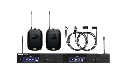 4x Shure SLXD4D/SLXD1/WL185 Wireless Lapel Microphones Rental