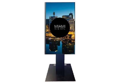 65-inch HD TV Screen Truss Stand Vertical Mount Rental