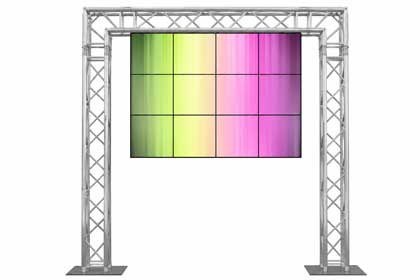 7×5′ Hanging LED Video Wall Rental