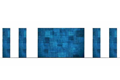 7x10 LED Video Wall with 4 Columns Rental