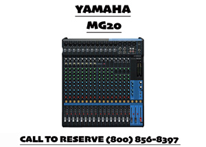 Yamaha MG20 Rental