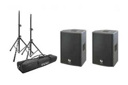 Basic Speaker System Rental Package