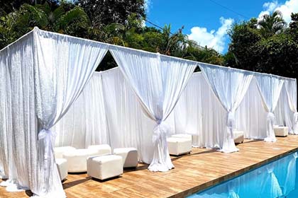 Cabana (Pipe and Drape) Rental