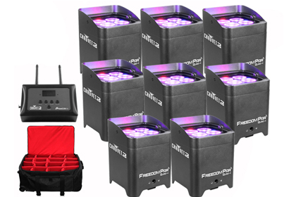 CHAUVET DJ 8 Freedom Par Quad-4 Bundle Rental