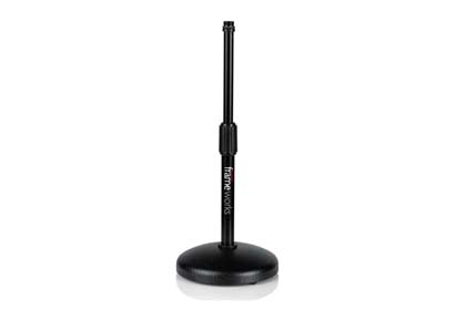 Gator Frameworks Round Base Desktop Mic Stand Rental