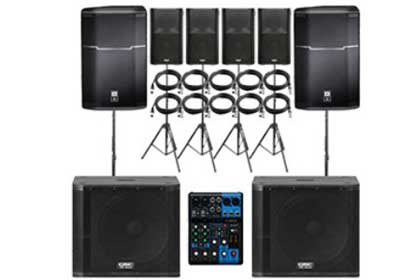 Large Audio System Package Rental