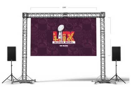 10′ X 17′ LED VIDEO WALL Game Day Package