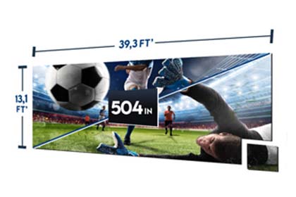 Video Wall 39.3′ x 13.1′ (P 3.9mm) Rental