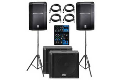 Medium Audio System Package Rental