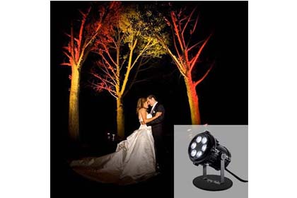 Outdoor LED Uplight Rental