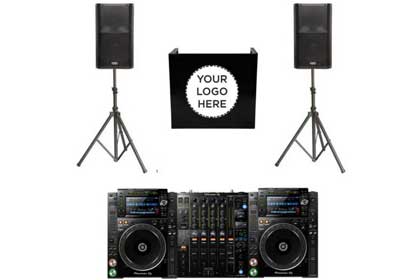 Pioneer CDJ-2000NXS2 & DJM-900NXS2 & QSC Speaker Rental Package