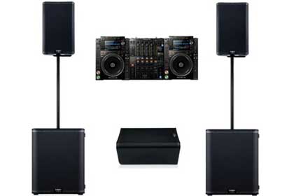 Pioneer CDJ-2000NXS2 & DJM-900NXS2 QSC DJ Sound System Rental Package