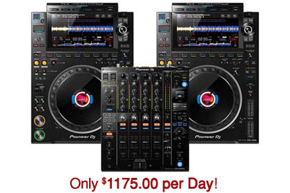 (2) Pioneer CDJ3000 & DJM900NXS2 Rental