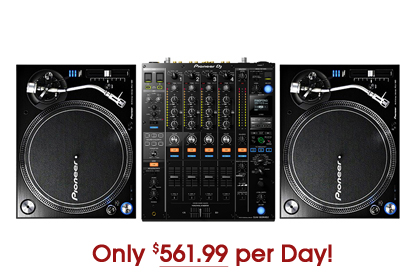 Pioneer DJ DJM-900NXS2 & PLX-1000 Rental