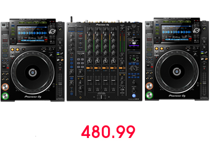 Pioneer DJ DJM-A9 & CDJ-2000NXS2 Rental