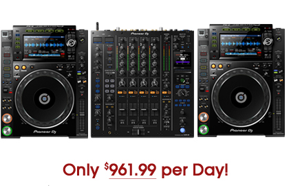Pioneer DJ DJM-A9 & CDJ-2000NXS2 Rental