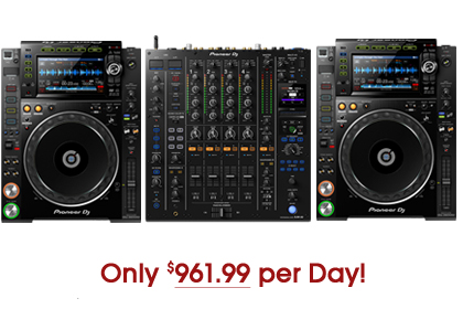 Pioneer DJ DJM-A9 & CDJ-2000NXS2 Rental