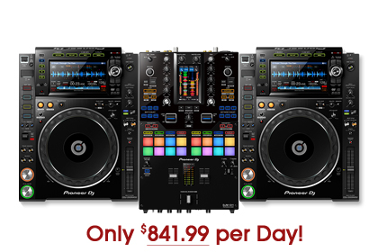 PIONEER DJ DJM-S11 & CDJ-2000NXS2 RENTAL