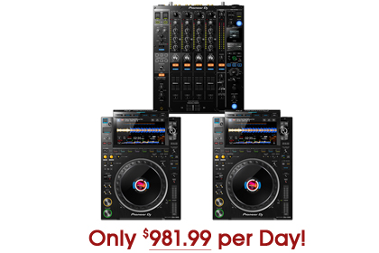 Pioneer DJM-900NXS2 & CDJ-3000 Pair Rental