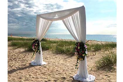 Pipe and Drape Ceremony Arch Rental