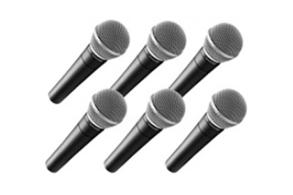 Shure SM58 6 Pack Rental