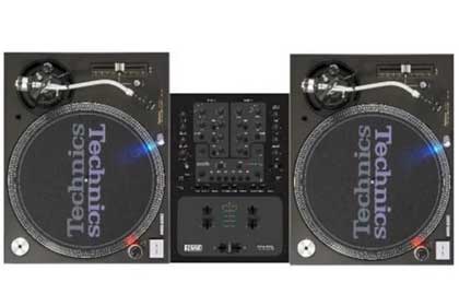 Two Technics 1200 MKII & Rane TTM 57 Turntable DJ Weekend Rental Package