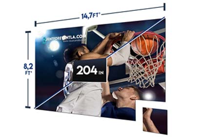 Video Wall 14.7′ x 8.2′ (P 3.9mm) Rental