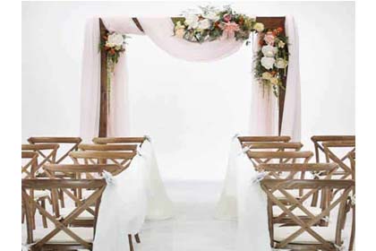 Wood Ceremony Arch Rental