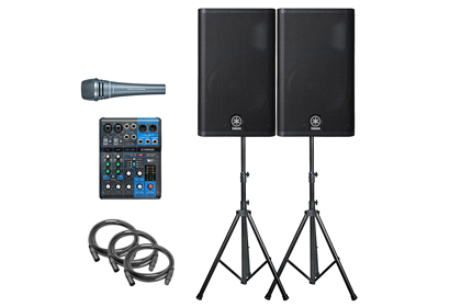 Yamaha DXR12mkii Pair PA System Rental